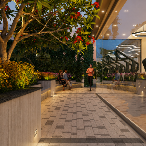 Landscaped Walkways